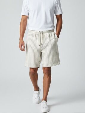 NWT DENIM & FLOWER Ricky Singh drawstring leisure shorts sz large new with tags